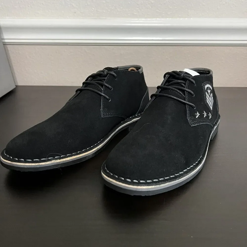 Kenneth Cole - Reaction Desert Sun  / Embellished Suede Chukka Boots Men's 8 NEW
